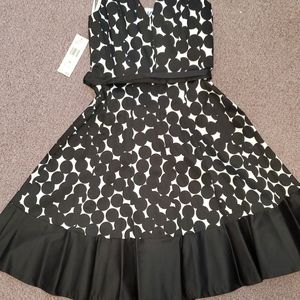 Black/White Nine West Dress